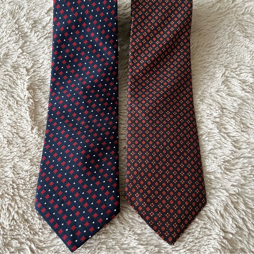 Vintage Geometric Ties